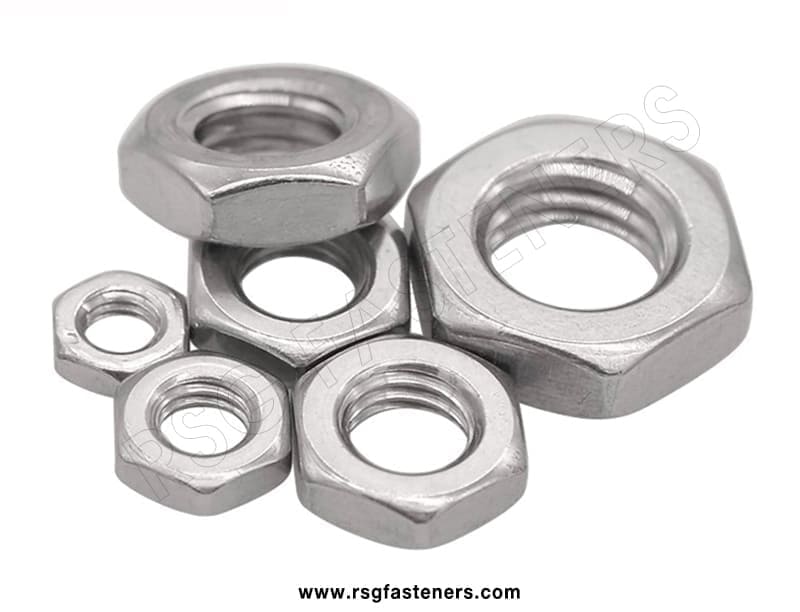 hex thin nut din 439 3