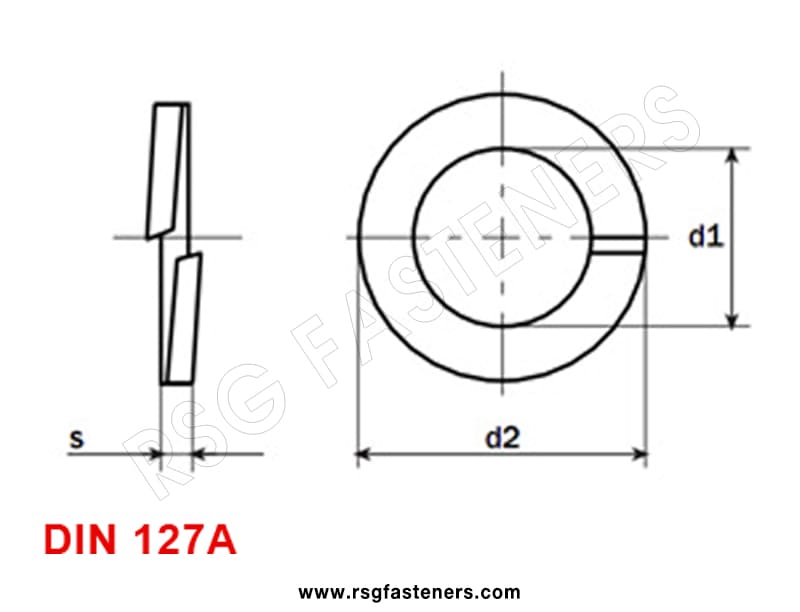 spring washer din 127 4